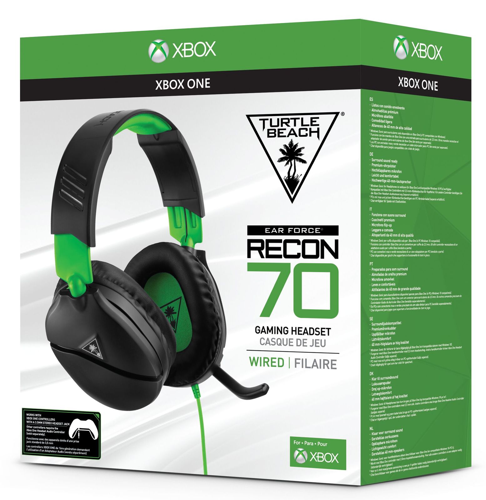 Auriculares para juegos Turtle Beach Recon 70 Camo White para Xbox Series  X