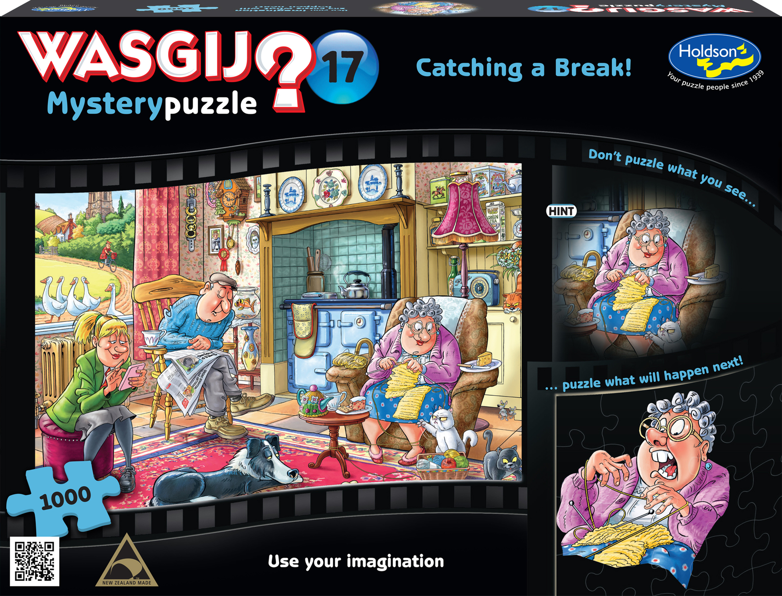 Wasgij: 1000 Piece Puzzle - Mystery #17 (Catching a Break) image