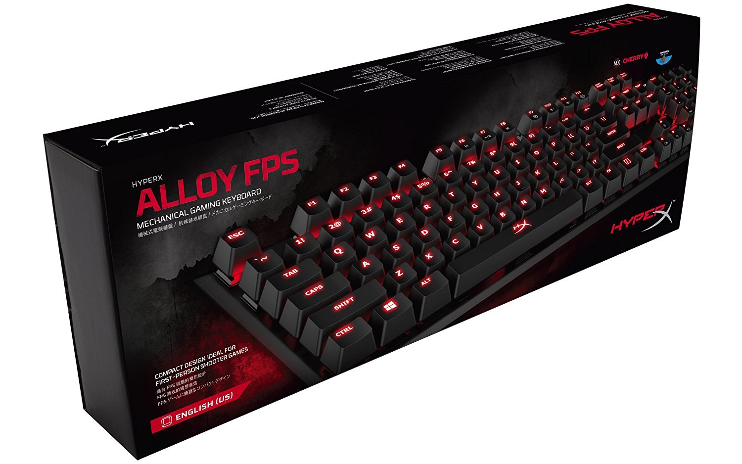 HyperX Alloy FPS Mechanical Gaming Keyboard (Cherry MX Blue) for PC image