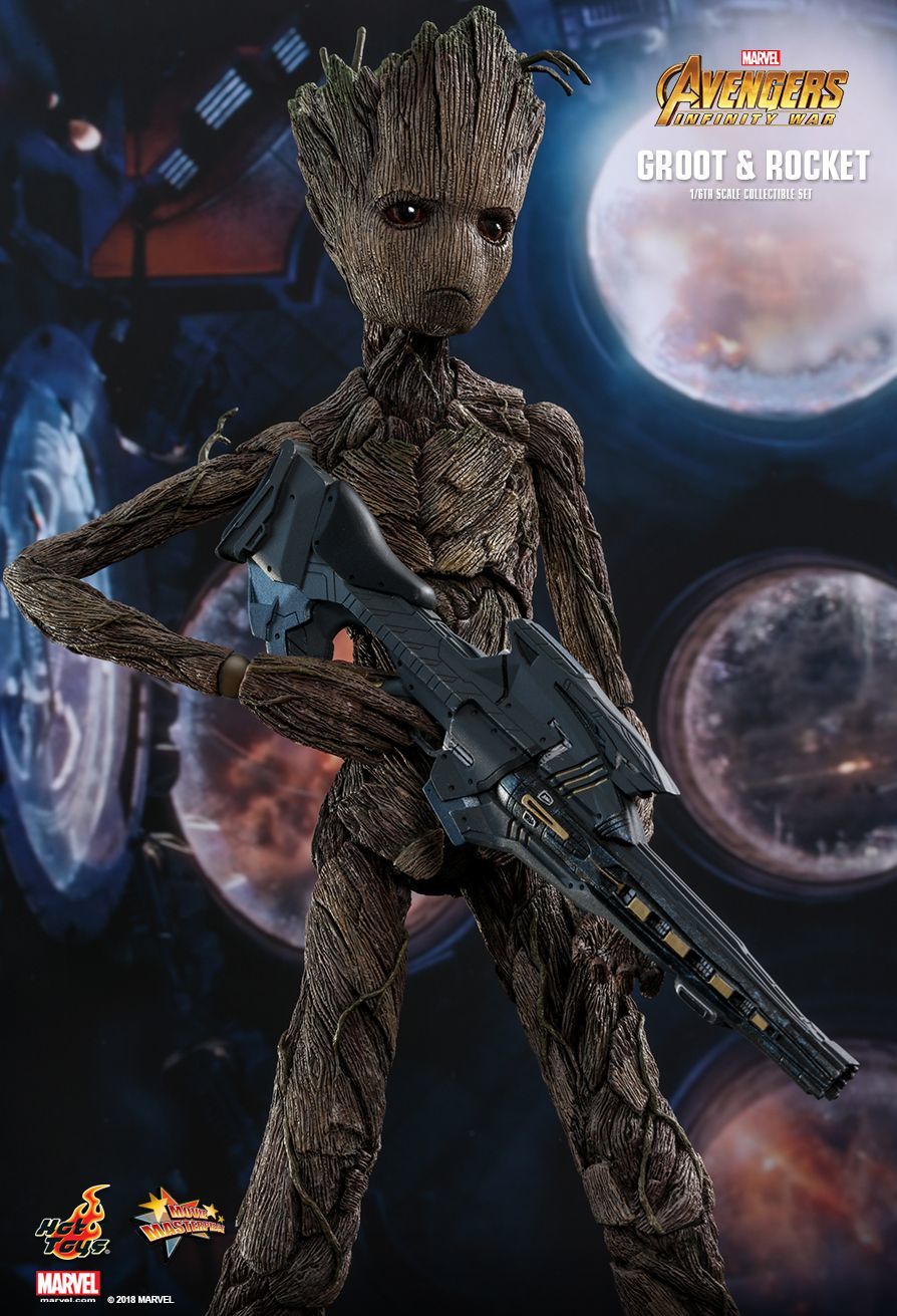 Groot & Rocket - 12" Articulated Figure Set image