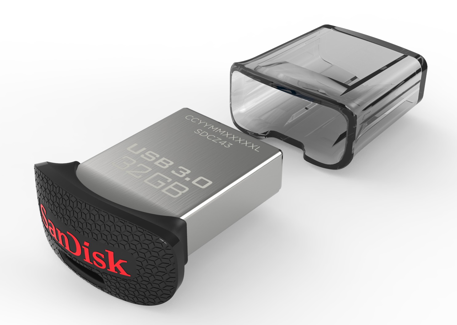 32GB SanDisk Cruzer Ultra Fit - USB 3.0 Flash Drive