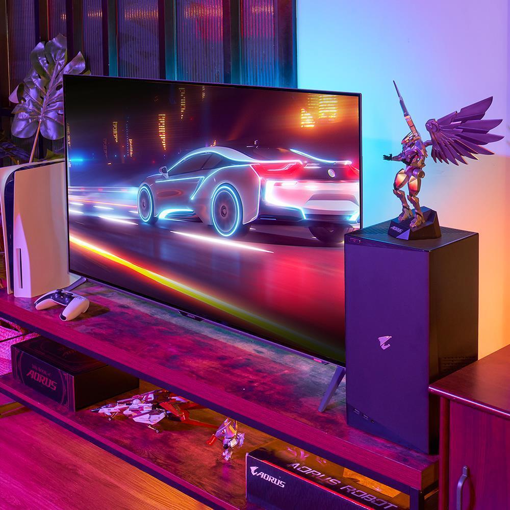 48" Gigabyte Aorus Gaming Monitor /w HDMI 2.1 & KVM at Mighty Ape NZ