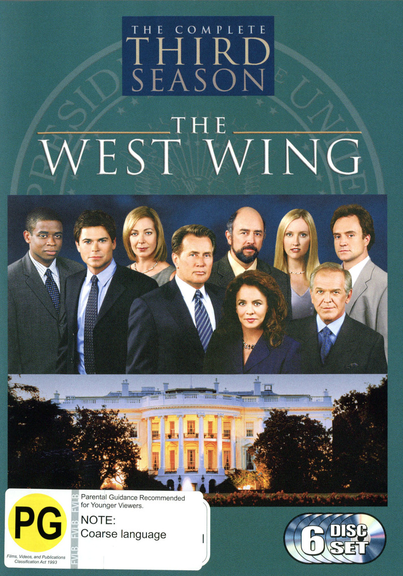 The West Wing - Complete Third Season (6 Disc Box Set) on DVD image