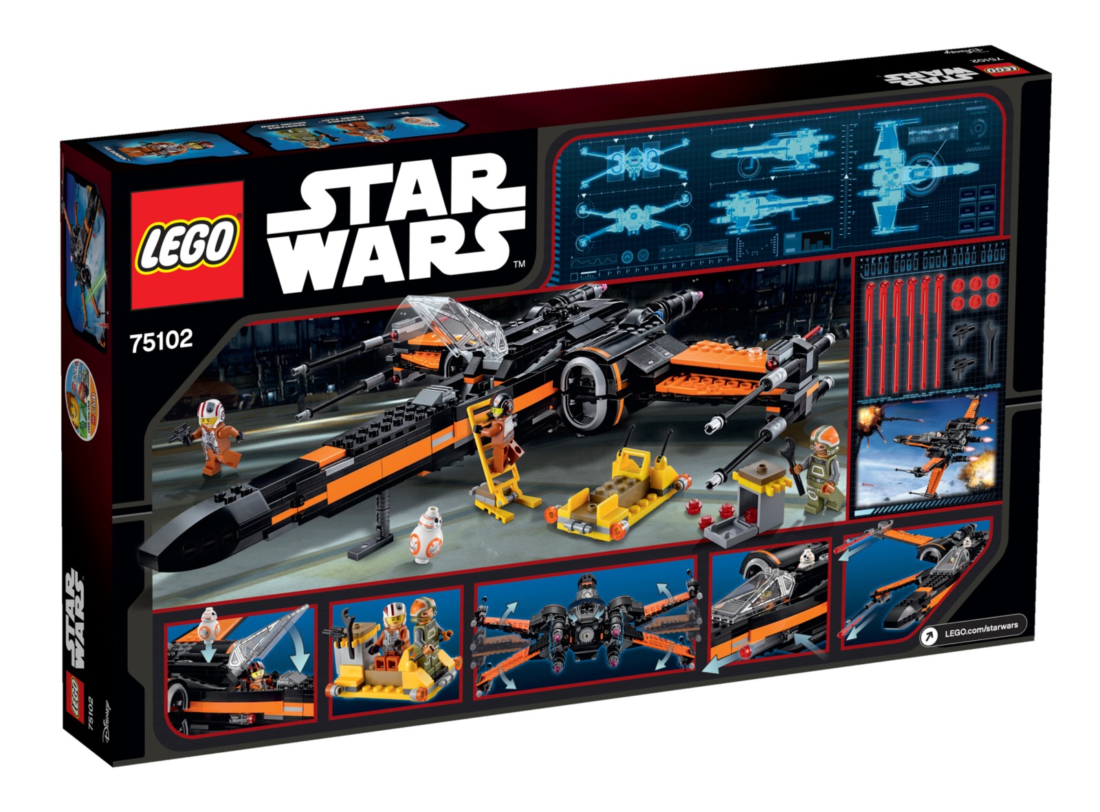 LEGO Star Wars: Poe's X-Wing Starfighter (75102) image