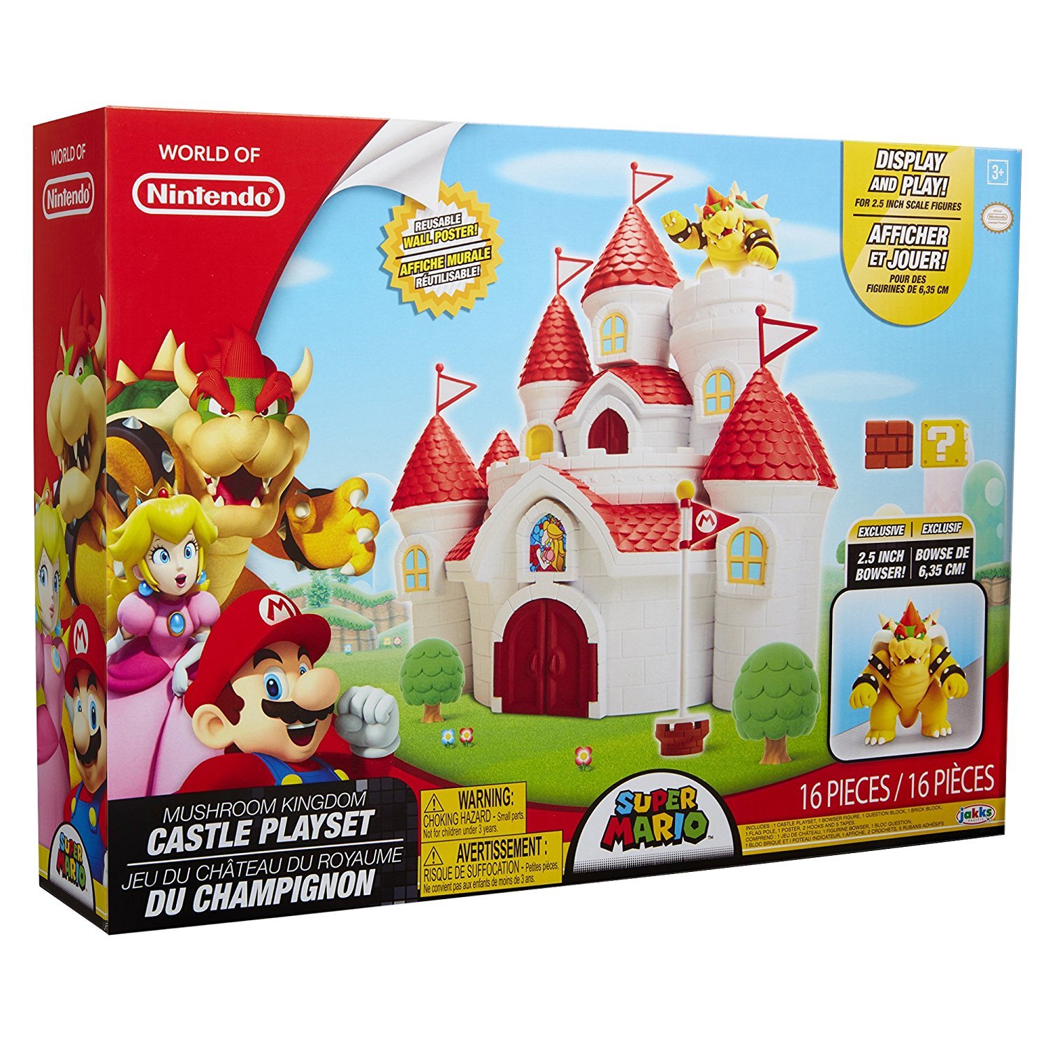 World of Nintendo: Mushroom Kingdom Castle Playset image