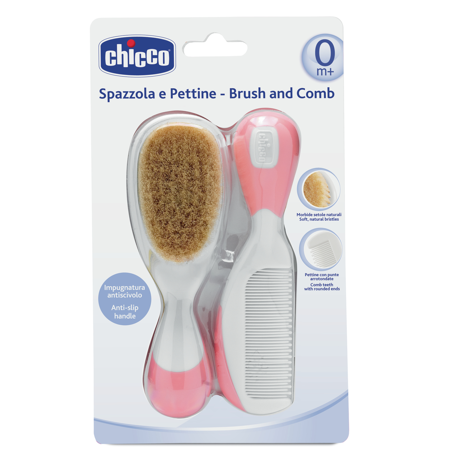 Chicco: Brush and Comb - Pink image