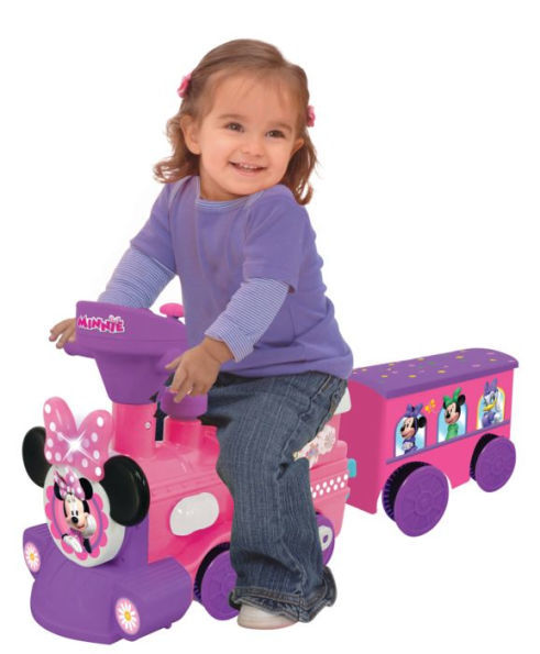 Kiddieland: Powered Train Activity Ride-On - Minnie Mouse image