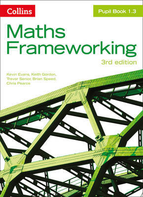 KS3 Maths Pupil Book 1.3 by Kevin Evans image