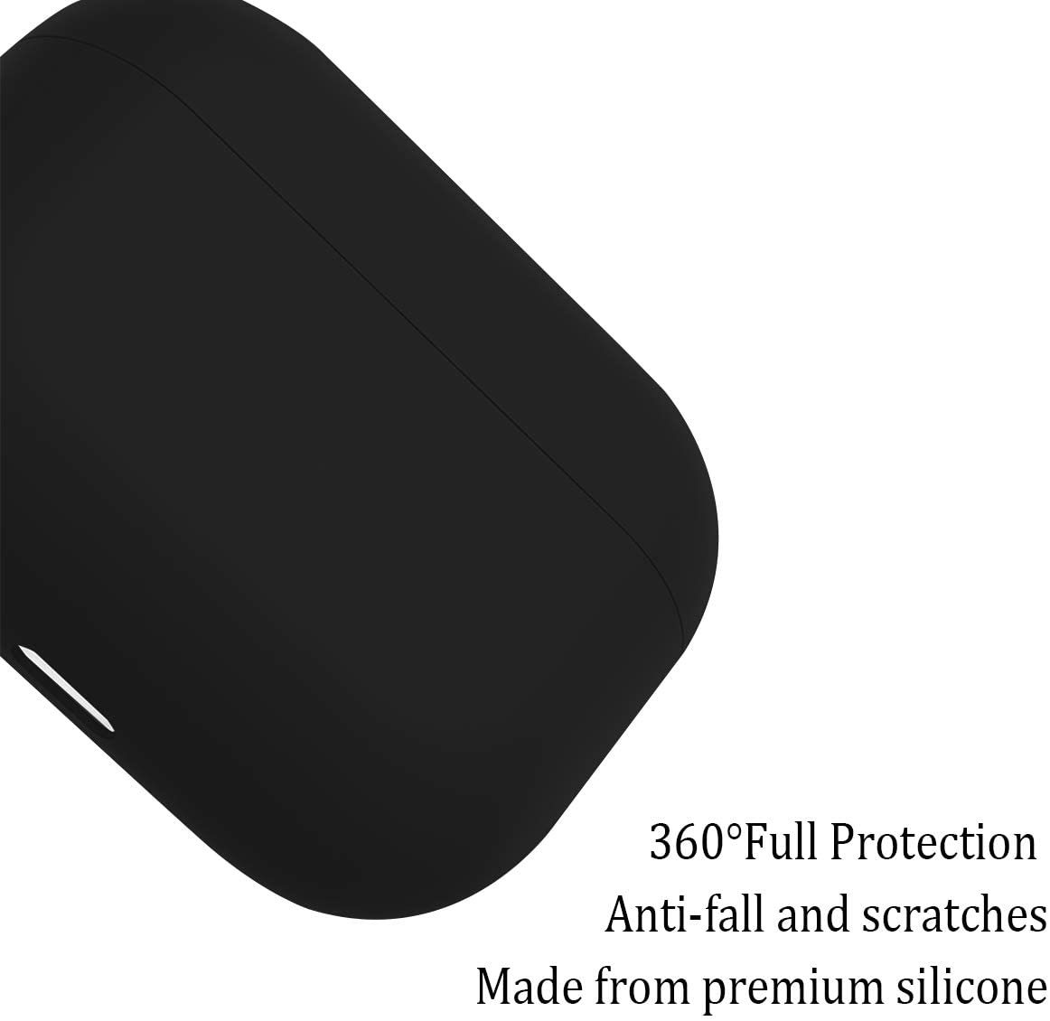 Airpods Pro Silicone Slim Light Protective Cover - Black