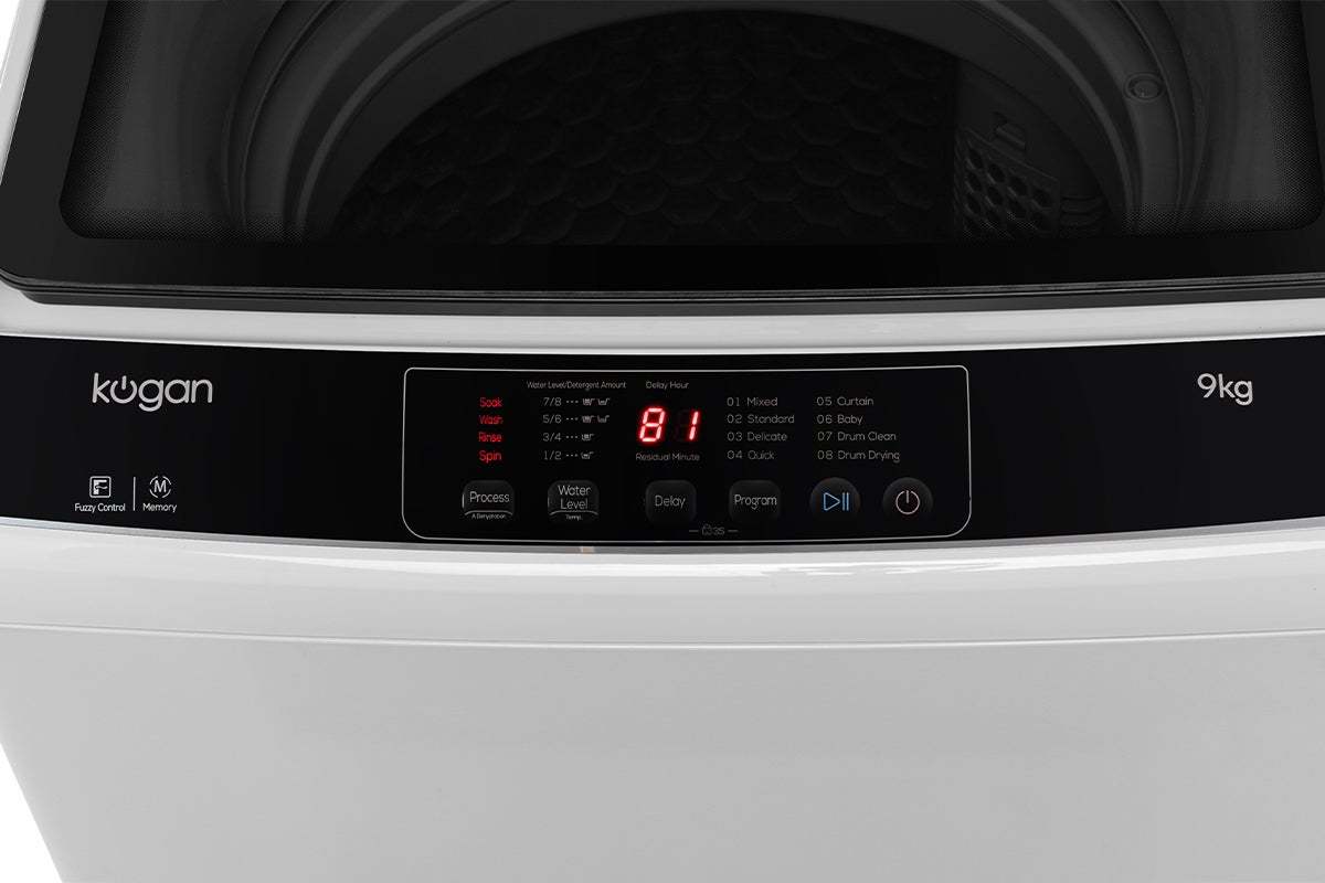 Buy Kogan 9kg Top Load Washing Machine Grey at Mighty Ape NZ