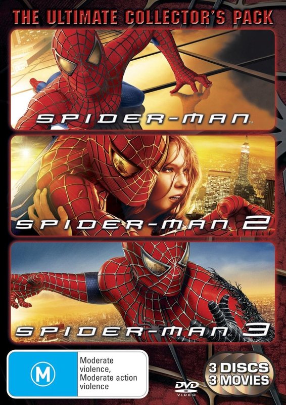 The Spider-Man DVD Trilogy on DVD