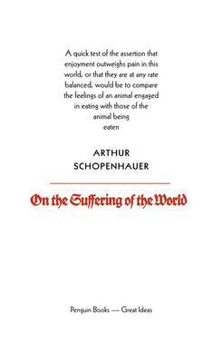 On the Suffering of the World on Paperback by Arthur Schopenhauer