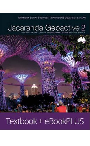 Jacaranda Geoactive 2 NSW Australian Curriculum Geography Stage 5 Fourth Edition eBookPLUS & Print by S Caldis image