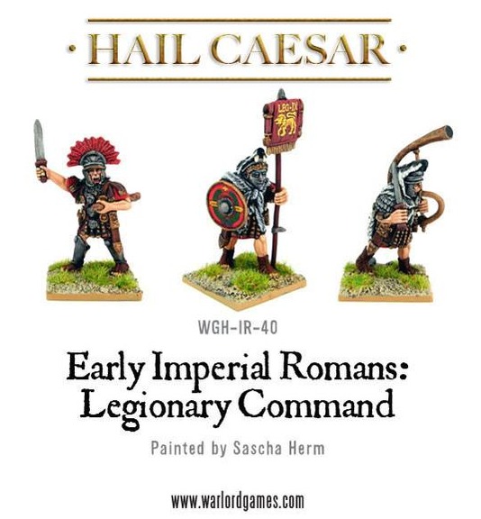 Hail Caesar: Imperial Roman Legionary Command Pack (3pc) image