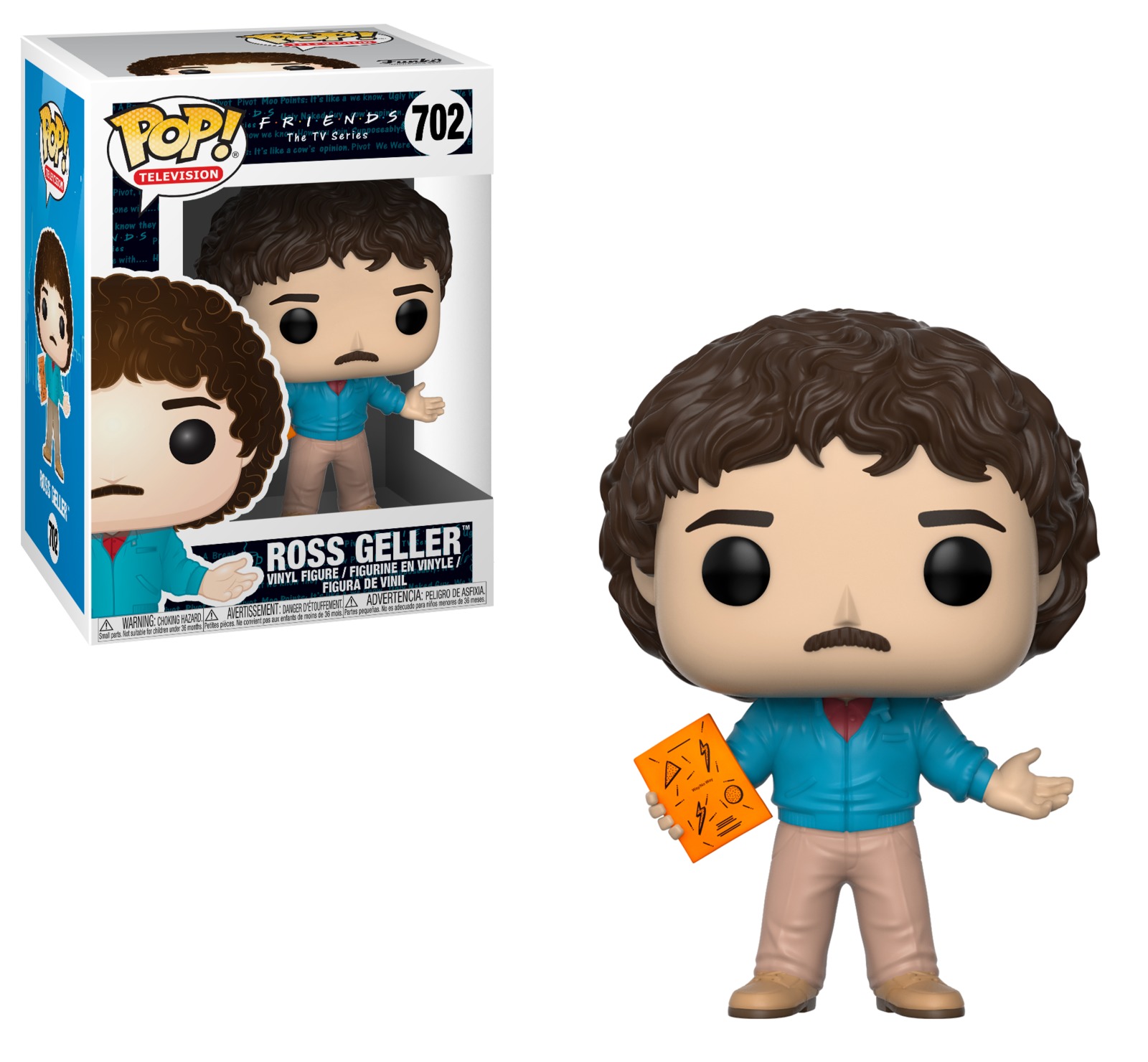 Friends - Ross (80's Hair) Pop! Vinyl Figure image