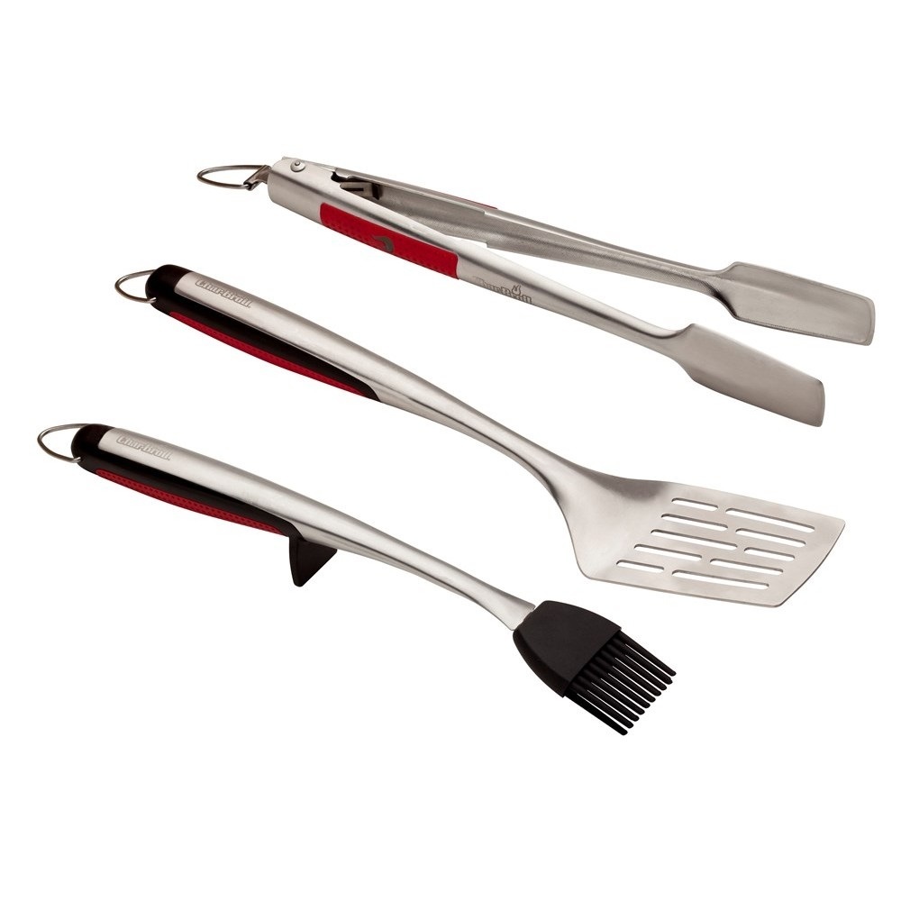 Char-Broil Comfort Grip 3 Piece BBQ Tool Set image