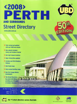 Perth Street Directory: 2008 on Paperback