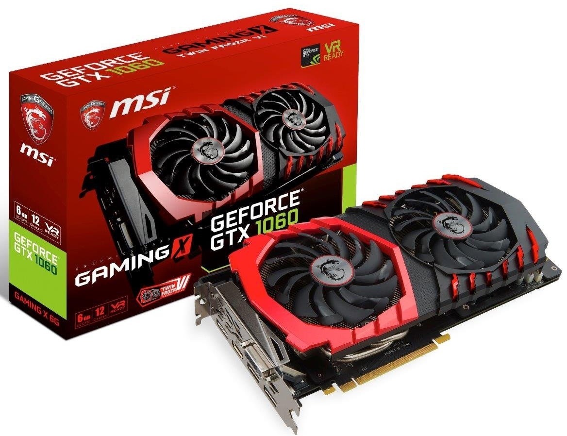 MSI GeForce GTX 1060 Gaming X 6GB Graphics Card