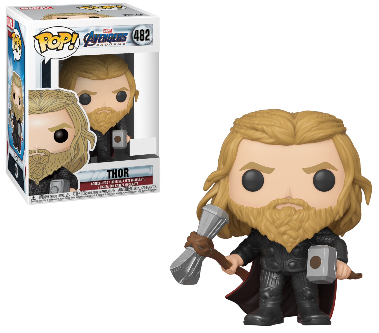 Avengers: Endgame - Thor (Mjolnir & StormBreaker) Pop! Vinyl Figure image