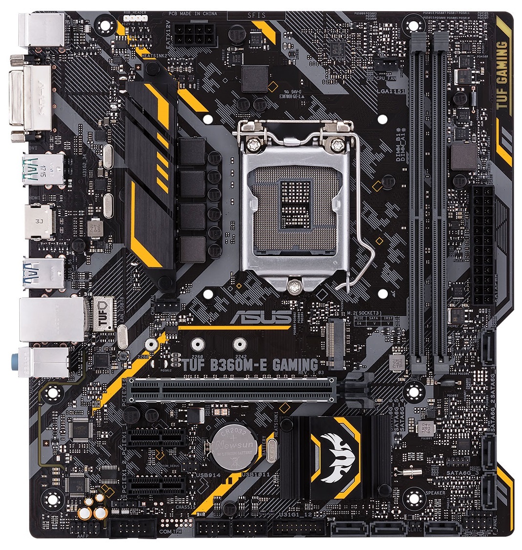 ASUS TUF B360M-E GAMING Motherboard image