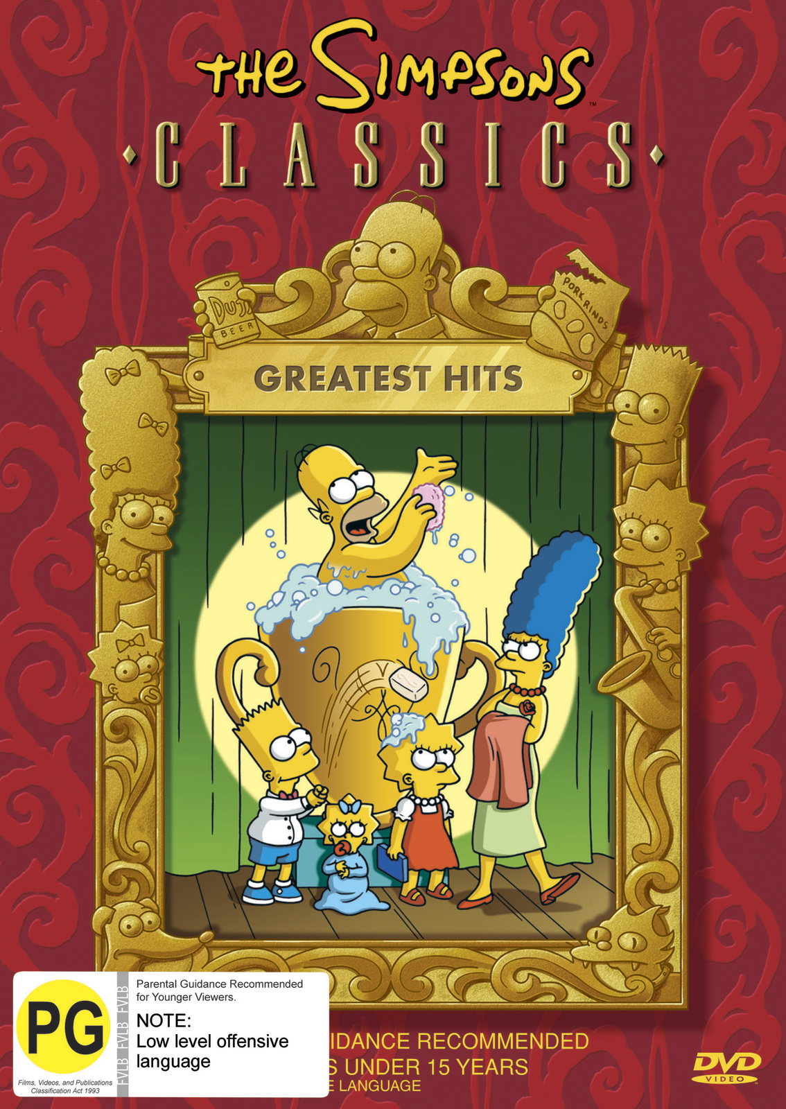 The Simpsons Classics - Greatest Hits on DVD image