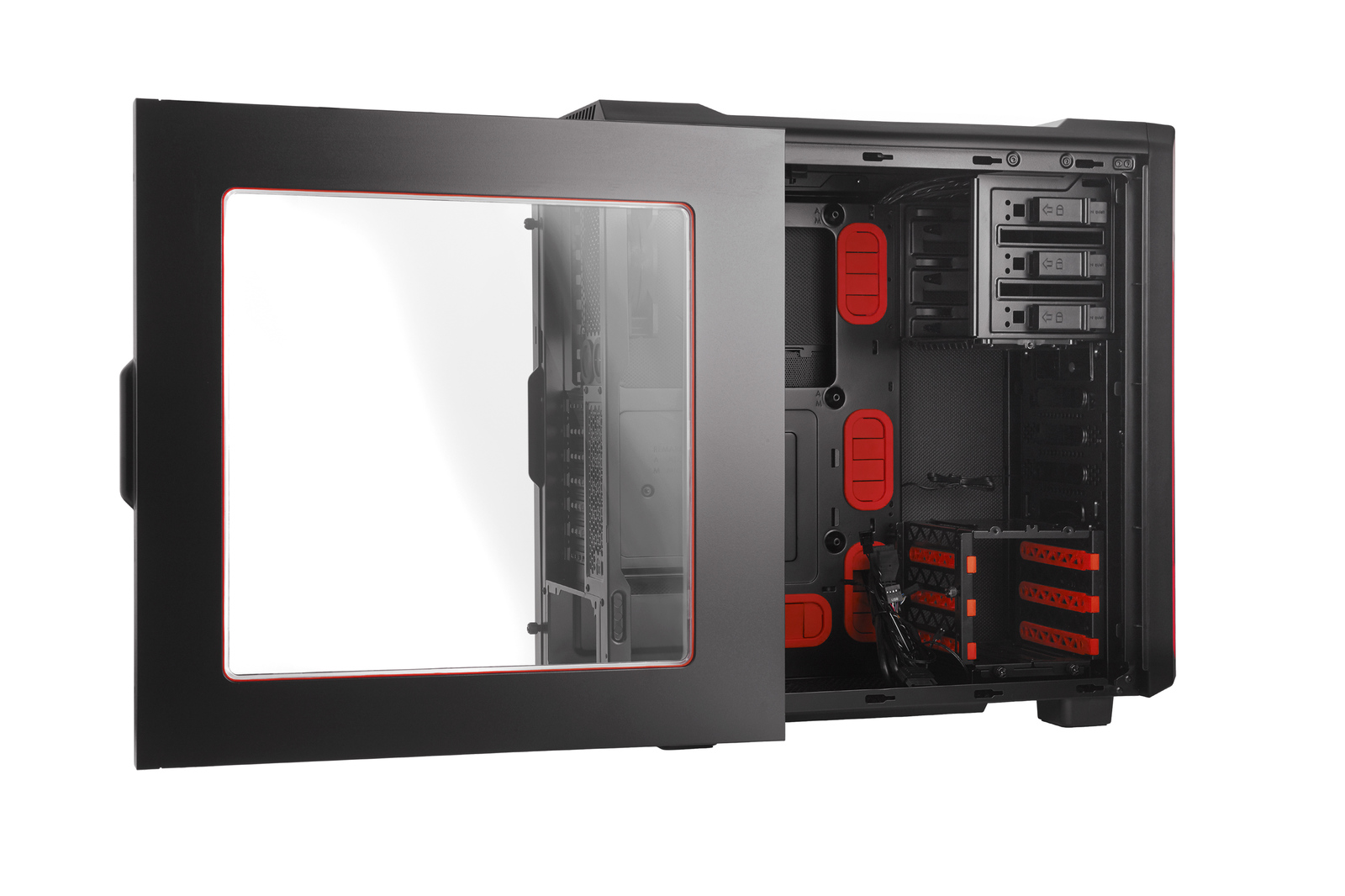 Be Quiet! Silent Base 600 Windowed - Red image