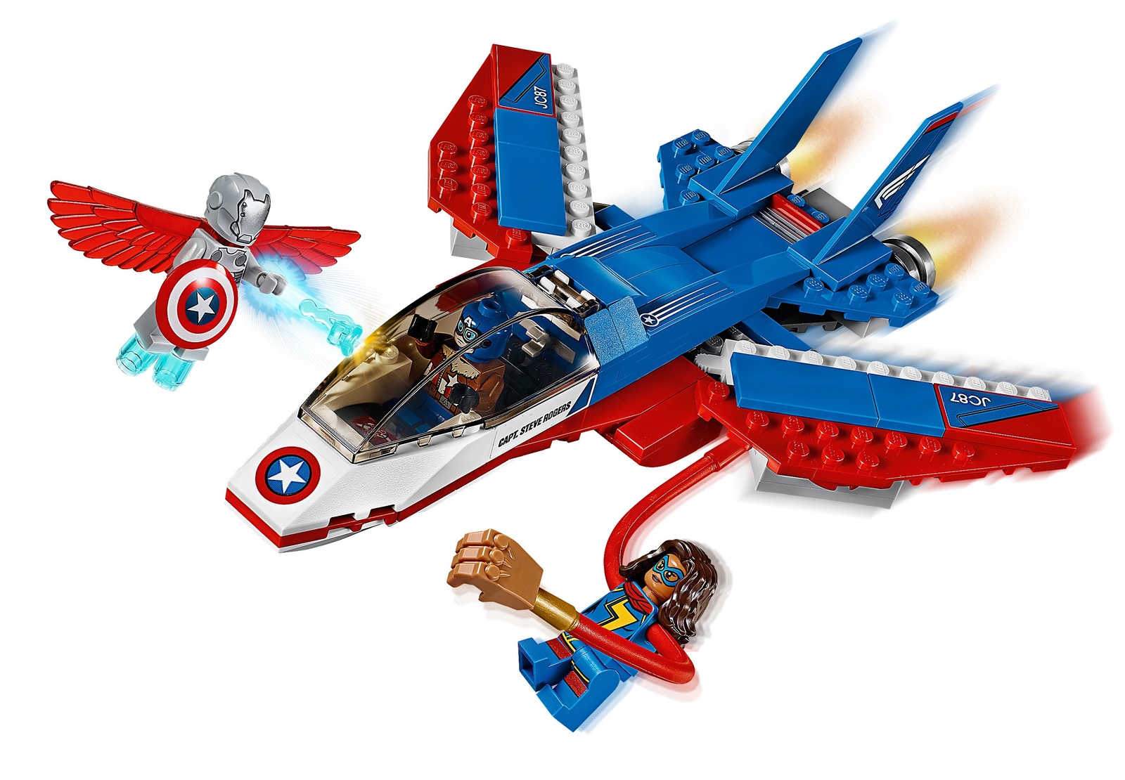 LEGO Super Heroes: Captain America Jet Pursuit (76076)