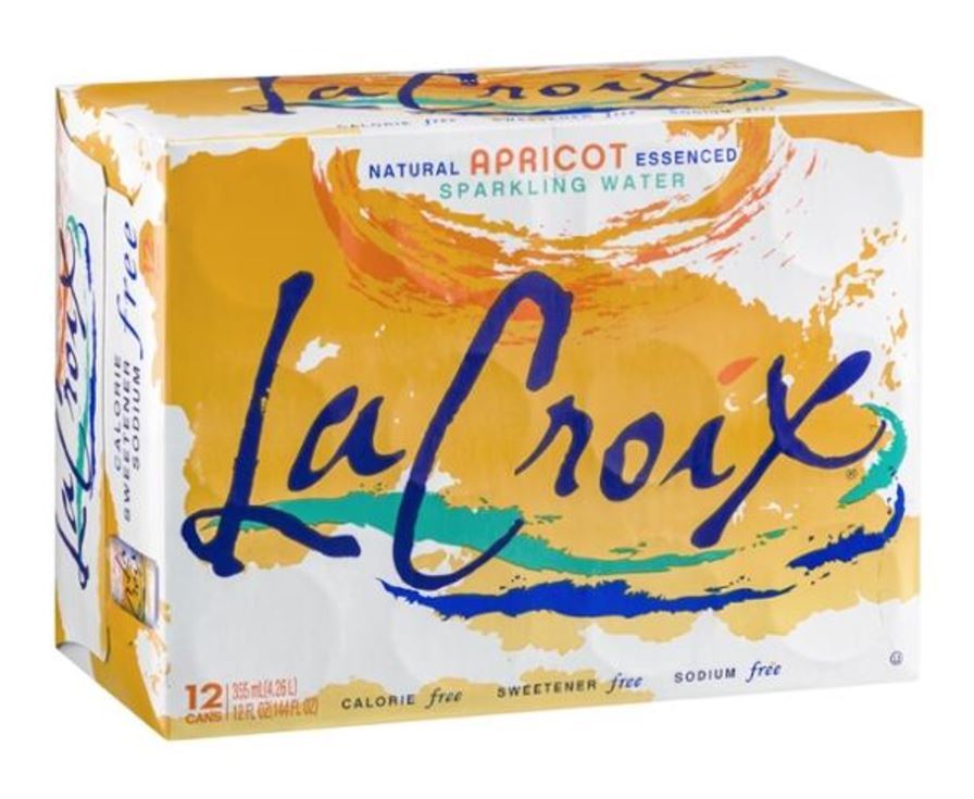 La Croix Sparkling Water - Apricot 355ml Can (12 Pack) image