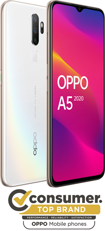 OPPO A5 (2020) (64GB/3GB RAM) - Dazzling White