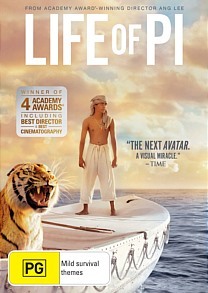 Life of Pi on DVD image