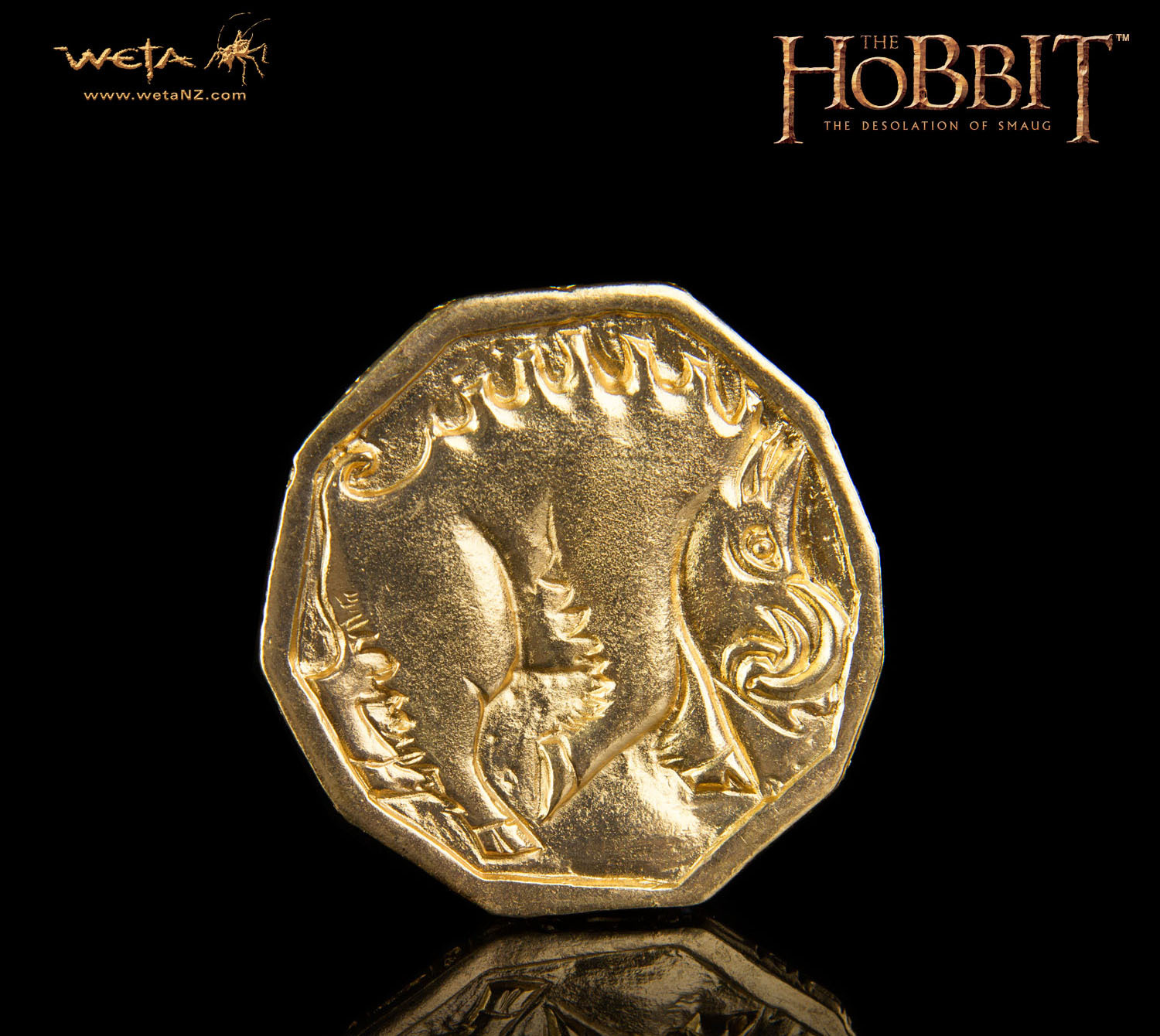 The Hobbit: Desolation of Smaug Treasure Coin #1 - by Weta image