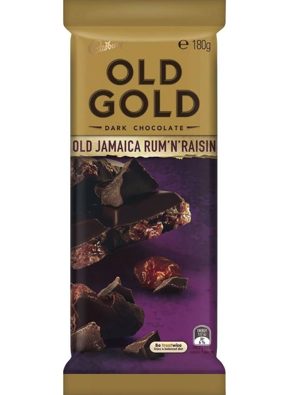 Cadbury Old Gold Jamaica Rum & Raisin (180g) at Mighty Ape NZ