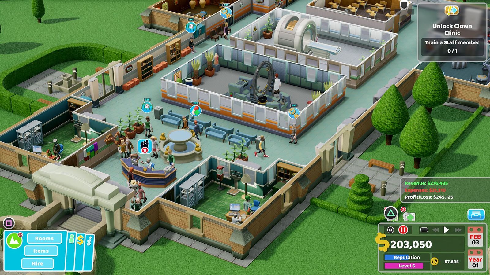 Two Point Hospital on Switch