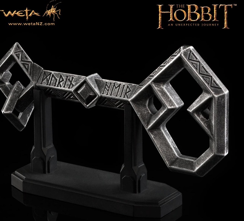 The Hobbit Key to Erebor Prop Replica - by Weta image