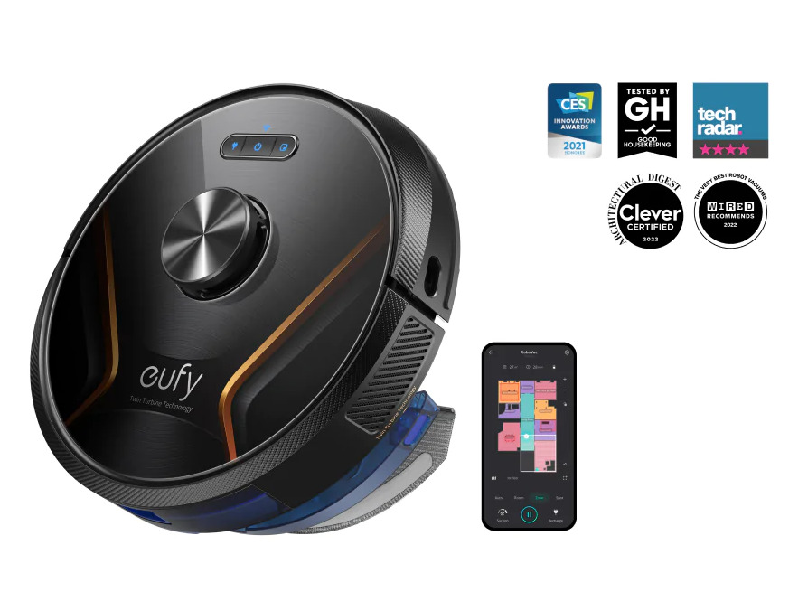 Eufy RoboVac X8 Hybrid Robot Vacuum Cleaner Black at Mighty Ape NZ