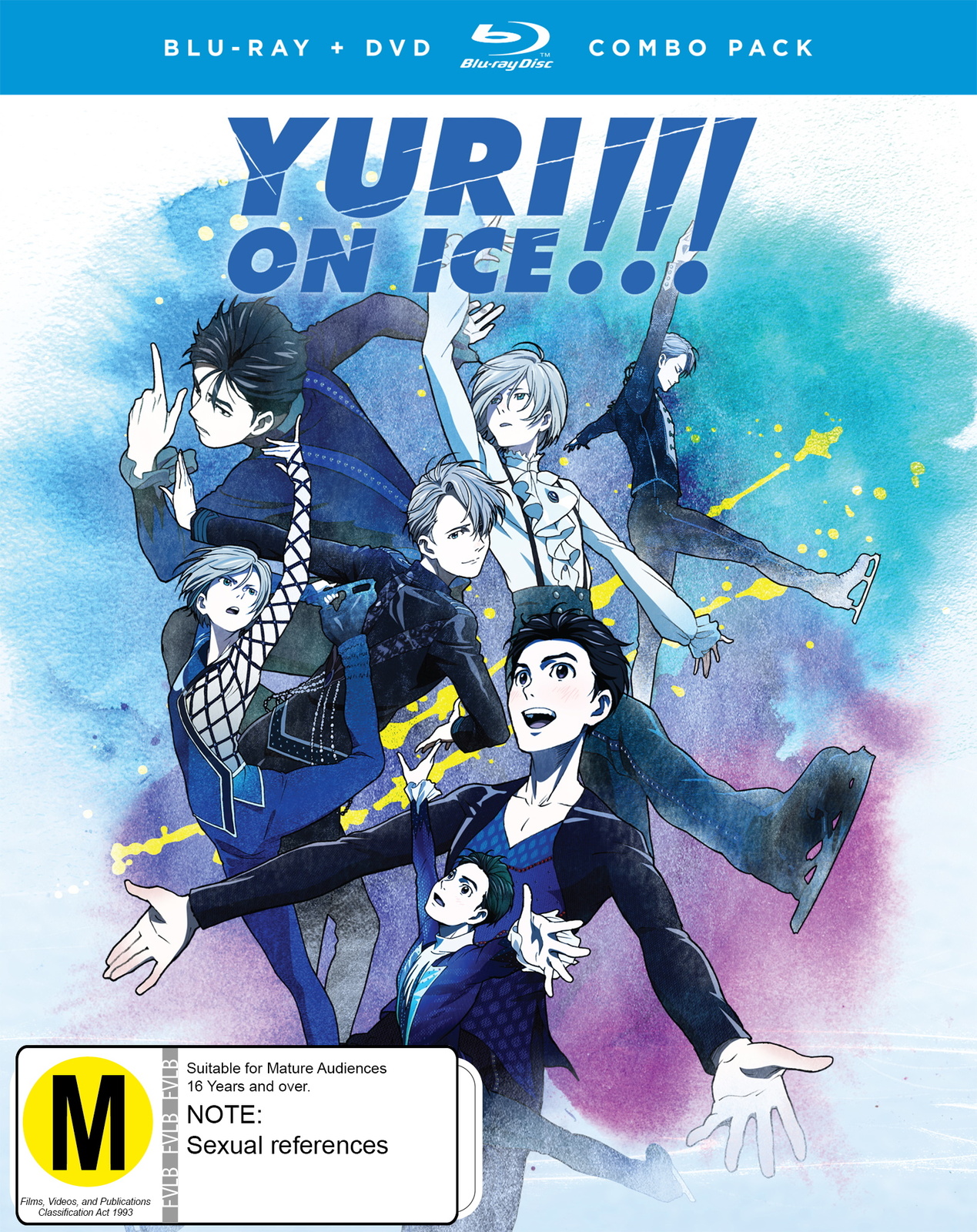 Yuri!!! On Ice Complete Series Dvd / Blu-ray Combo on DVD, Blu-ray image