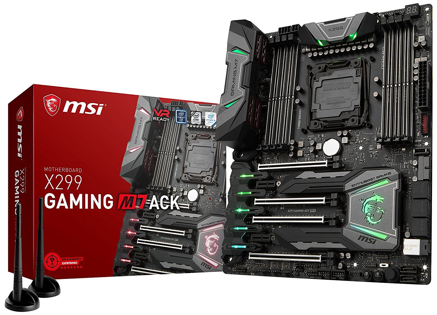 MSI X299 Gaming M7 AC-WIFI Motherboard image