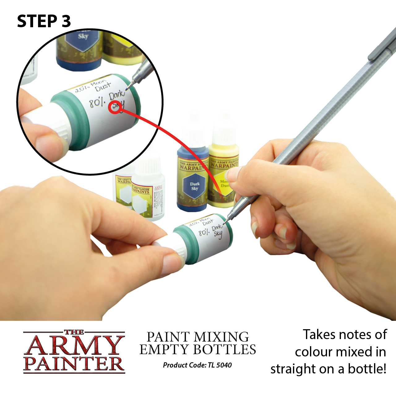 Army Painter Paint Mixing Empty Bottles image