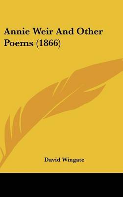 Annie Weir And Other Poems (1866) image