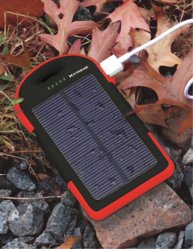 Xtreme: 5000Mah Solar Powered Power Bank image