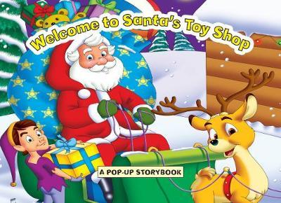 Large Christmas Pop Up Santa's Toy Shop image