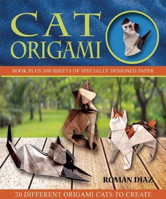 Cat Origami on Hardback by Roman Diaz