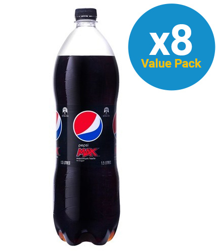 Pepsi Max 1.5L (8 pack) image