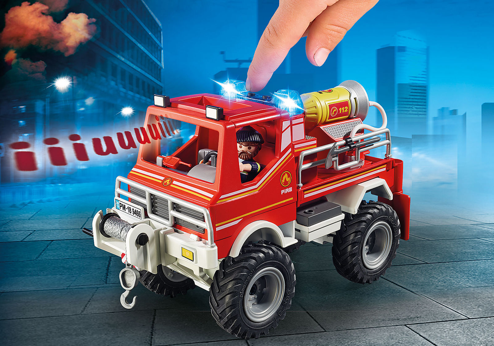 Buy Playmobil - Fire Truck (9466) at Mighty Ape NZ