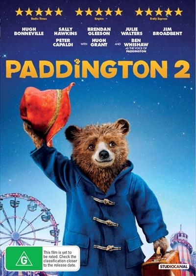 Paddington 2 on DVD image