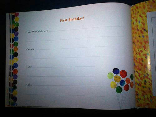 eric carle's very special baby book