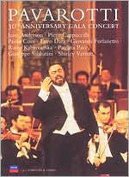 Luciano Pavarotti - 30th Anniversary Gala Concert on DVD image