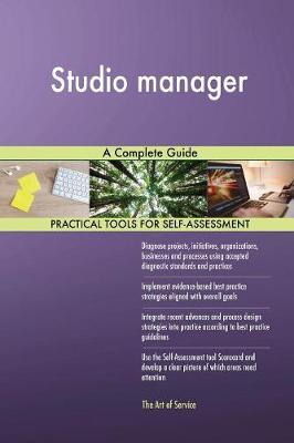 Studio Manager a Complete Guide by Gerardus Blokdyk image