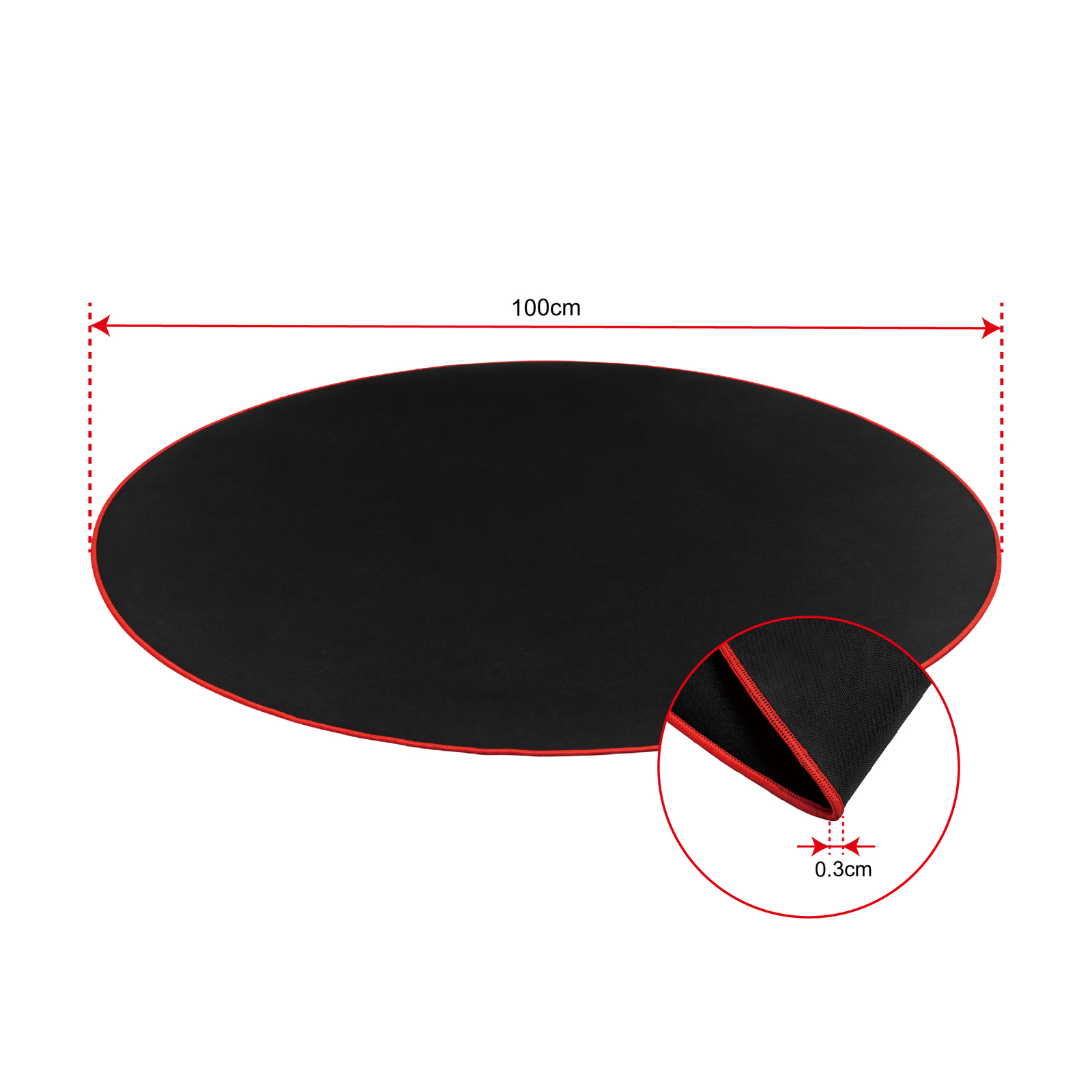 Buy Gorilla Office Round Chair Mat at Mighty Ape NZ