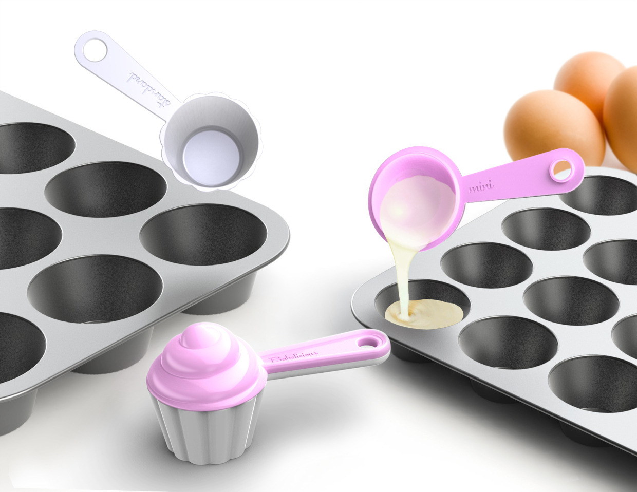 Bakelicious Cupcake Batter Spoon at Mighty Ape NZ